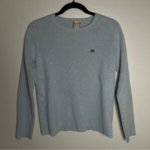 Polo Ralph Lauren Ribbed Knit Sweater in Light Blue